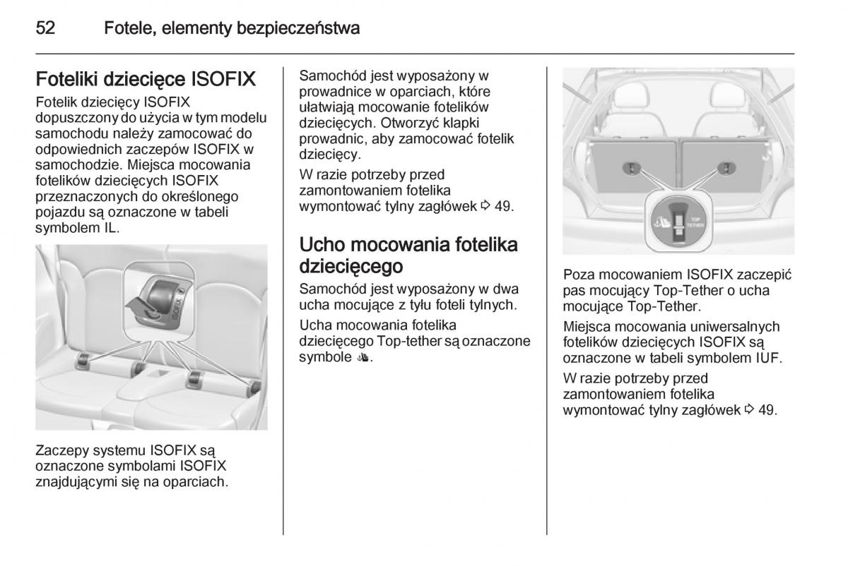 Opel Adam instrukcja obslugi / page 54