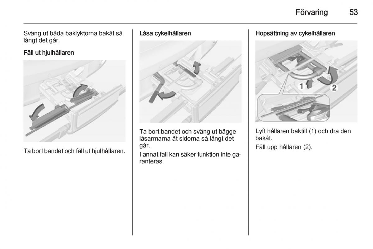 Opel Adam instruktionsbok / page 55