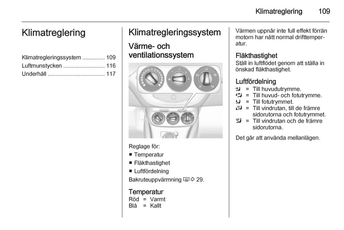 Opel Adam instruktionsbok / page 111