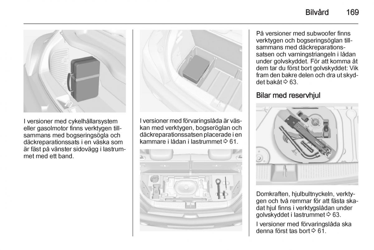 Opel Adam instruktionsbok / page 171