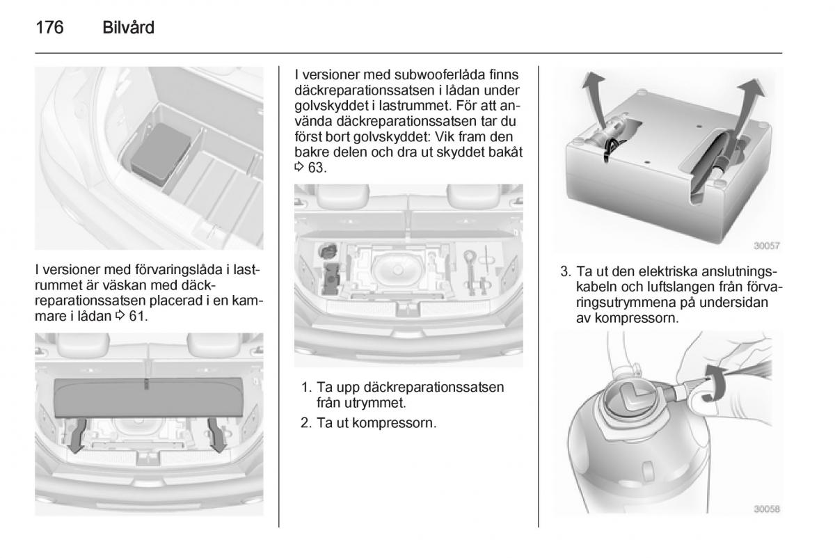 Opel Adam instruktionsbok / page 178