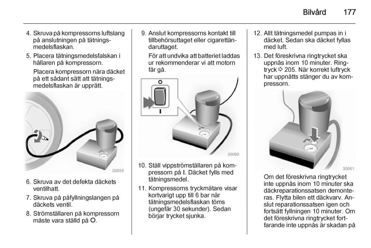 Opel Adam instruktionsbok / page 179