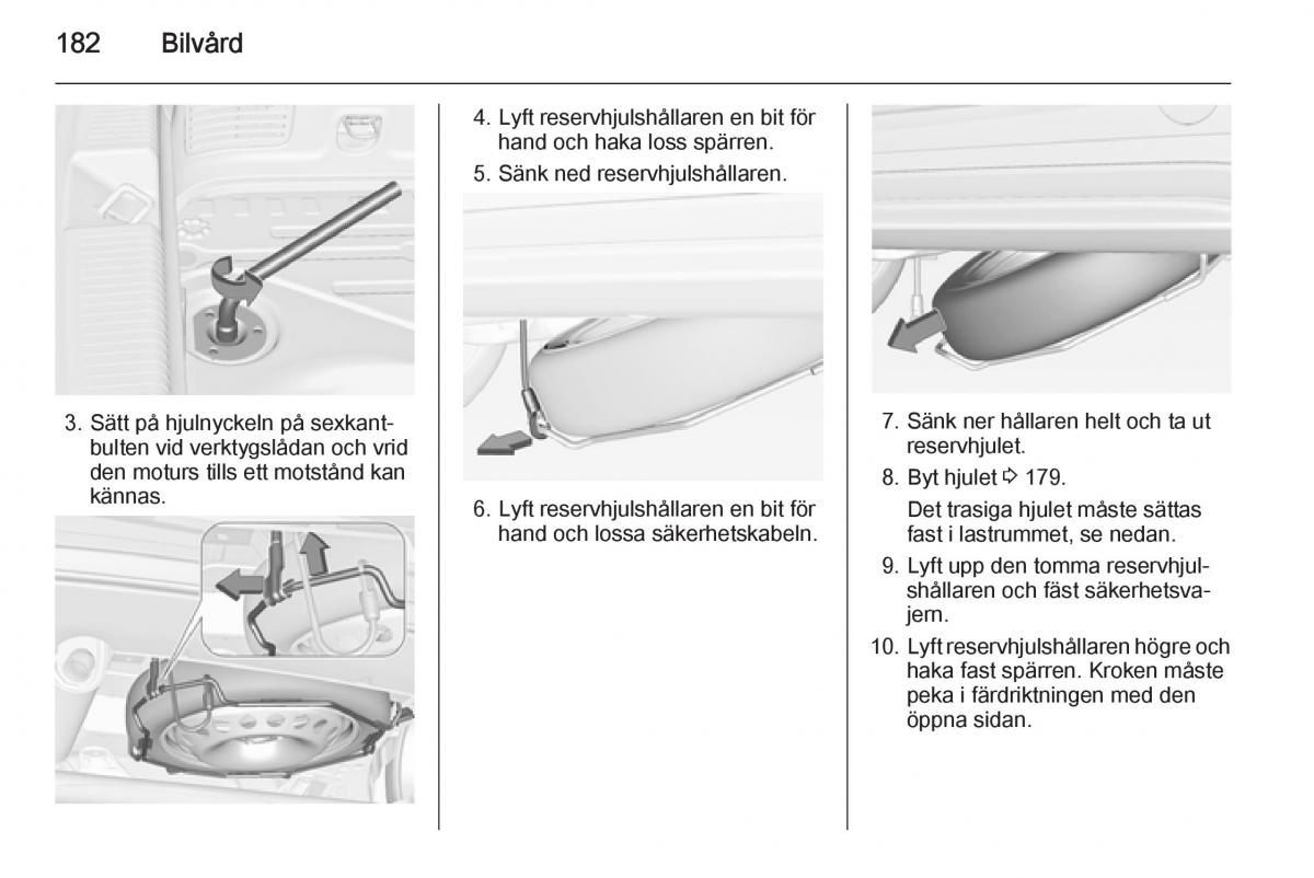 Opel Adam instruktionsbok / page 184