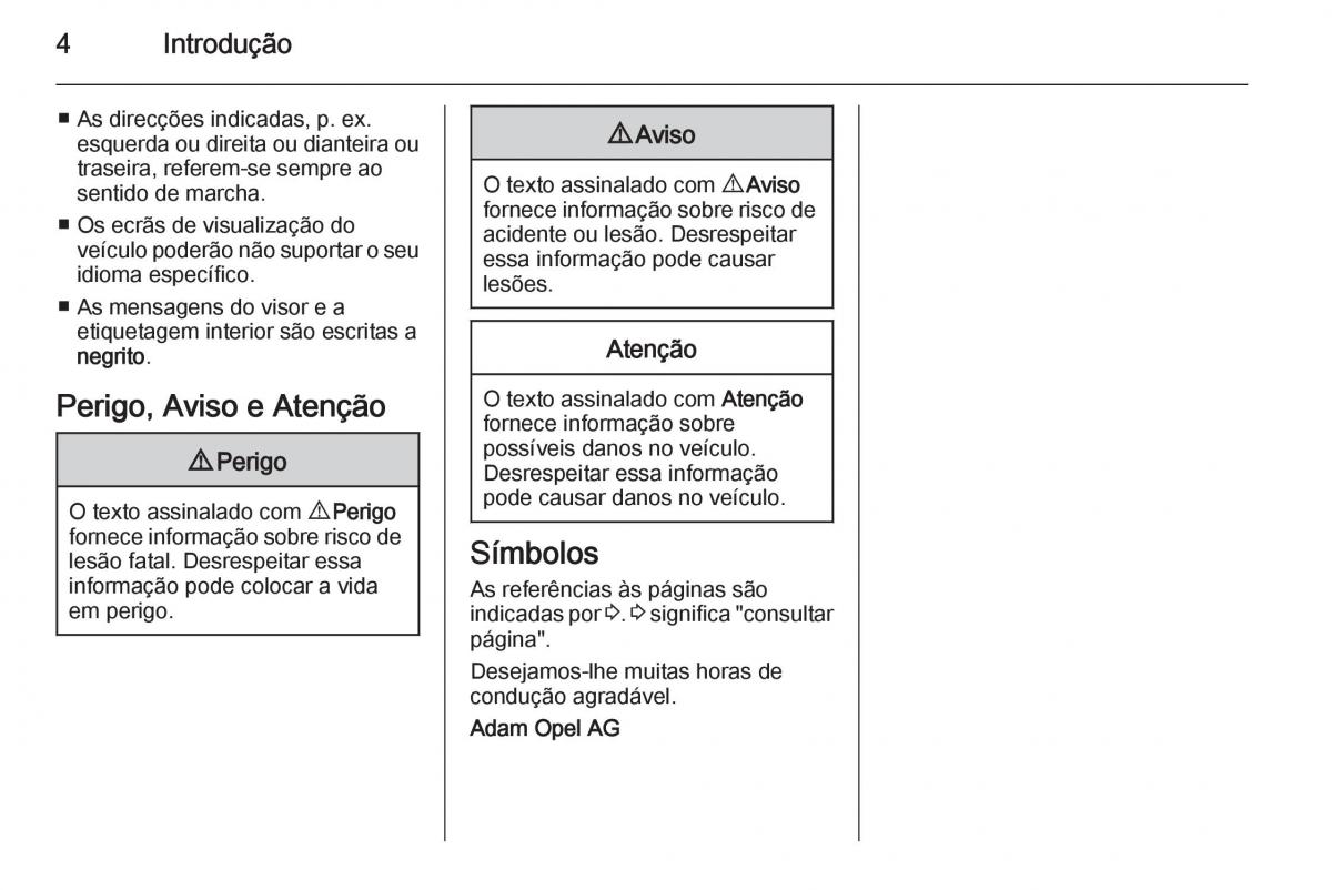 Opel Adam manual del propietario / page 6