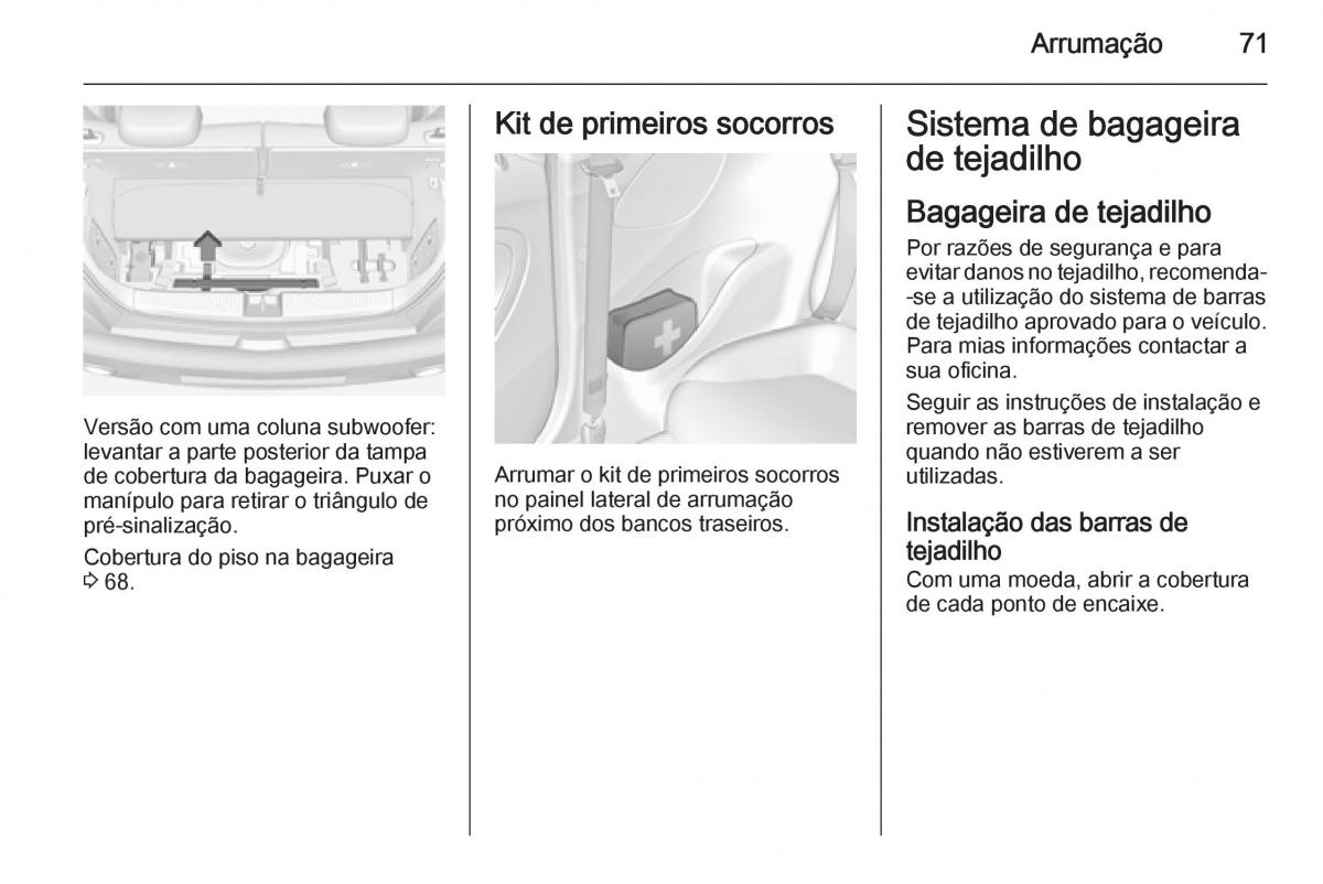 Opel Adam manual del propietario / page 73