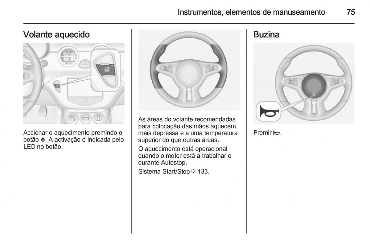 Opel Adam manual del propietario / page 77