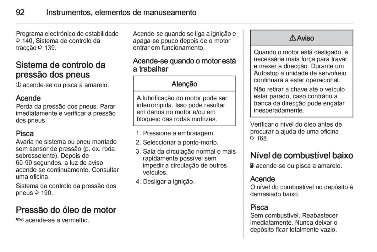 Opel Adam manual del propietario / page 94