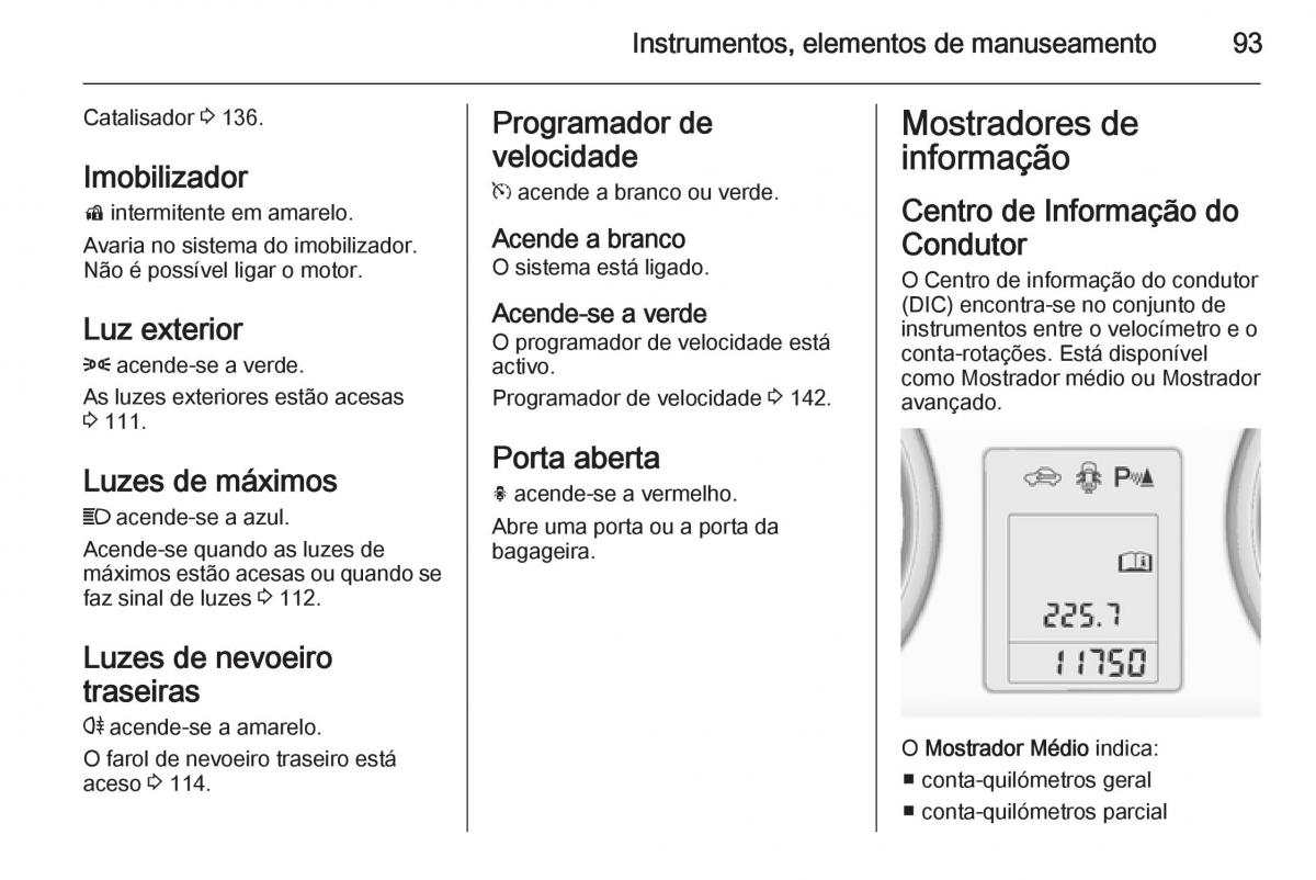 Opel Adam manual del propietario / page 95