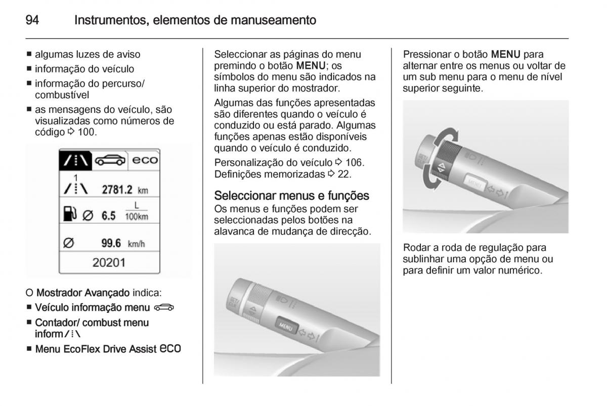 Opel Adam manual del propietario / page 96