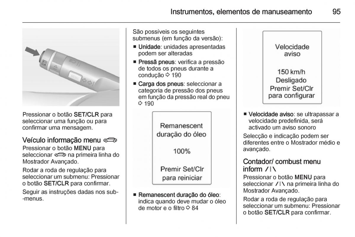 Opel Adam manual del propietario / page 97