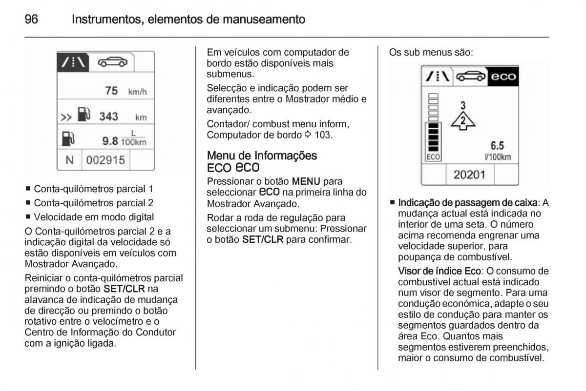 Opel Adam manual del propietario / page 98