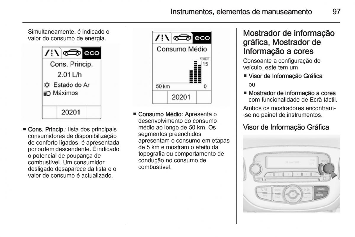 Opel Adam manual del propietario / page 99