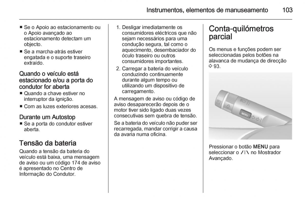 Opel Adam manual del propietario / page 105