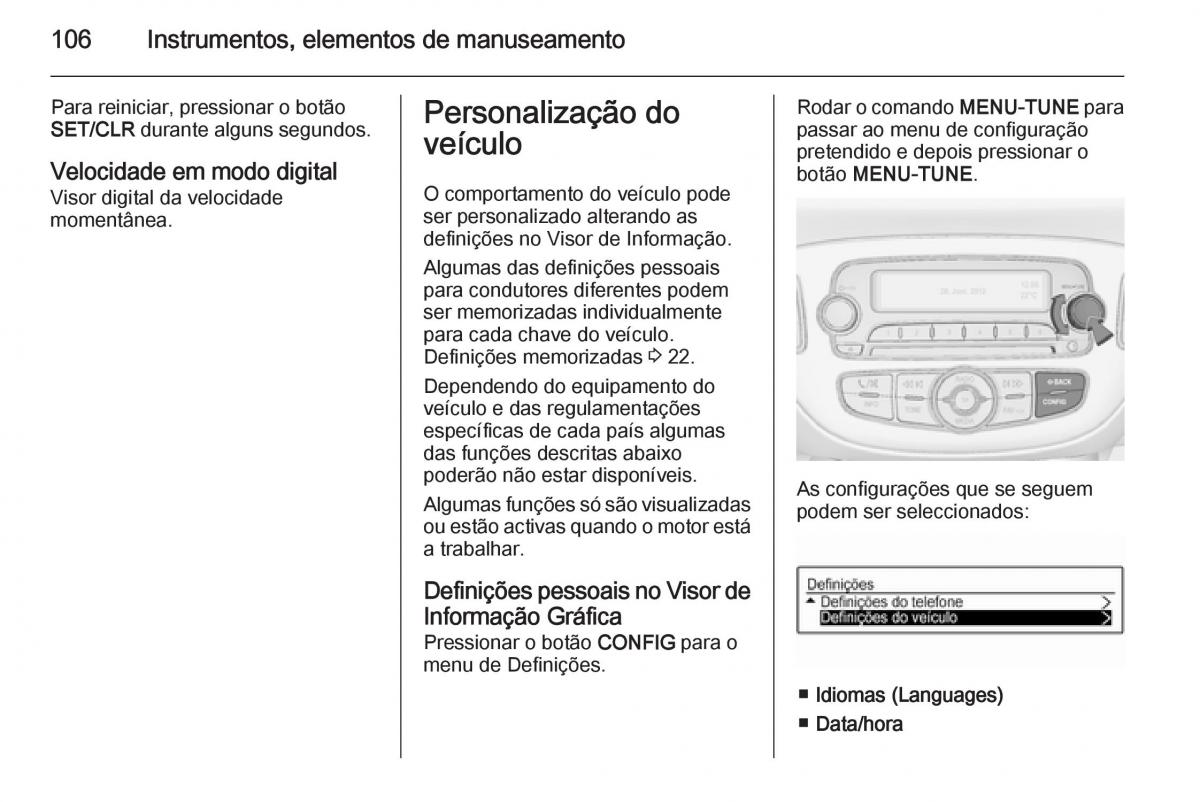 Opel Adam manual del propietario / page 108