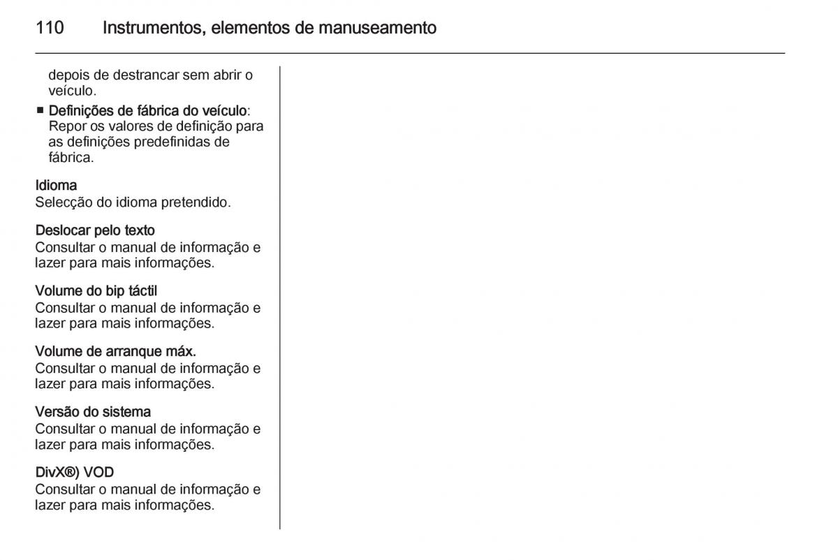 Opel Adam manual del propietario / page 112