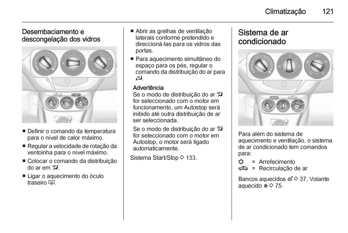 Opel Adam manual del propietario / page 123