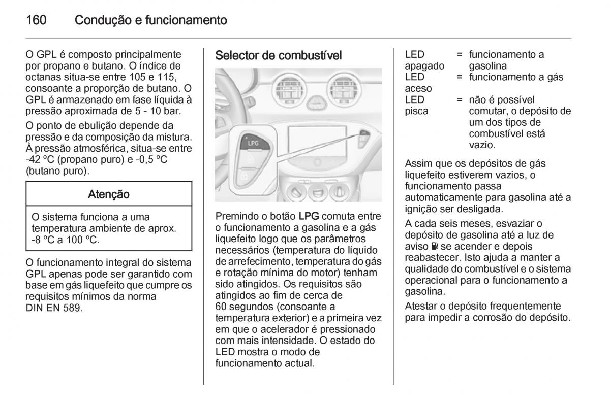 Opel Adam manual del propietario / page 162