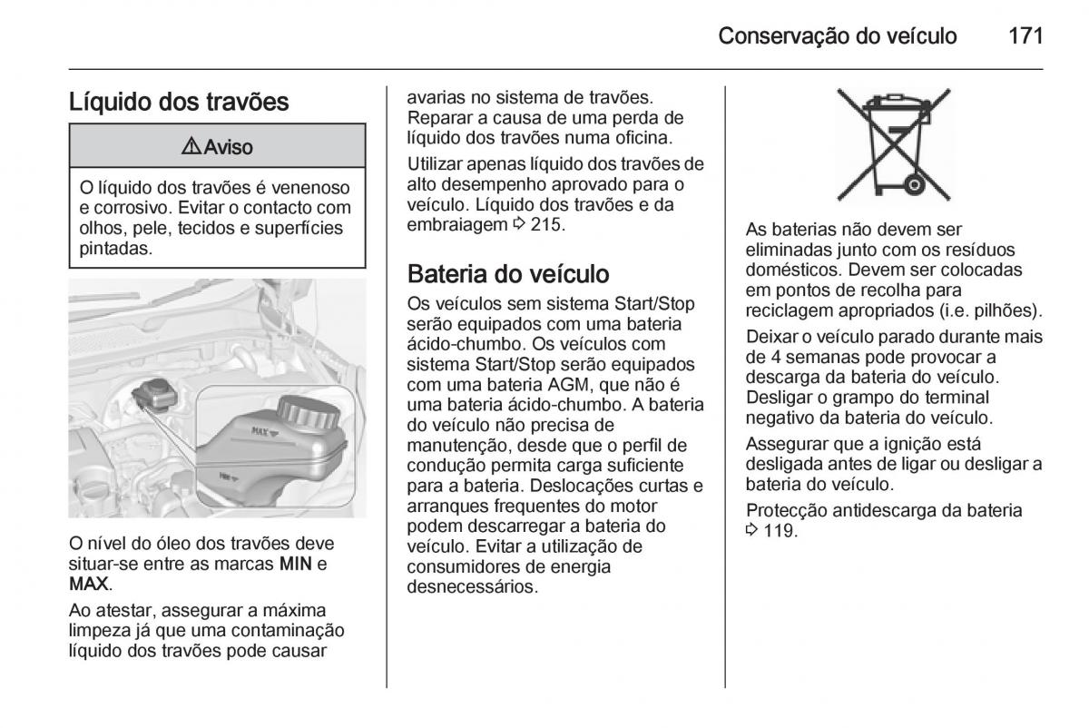 Opel Adam manual del propietario / page 173