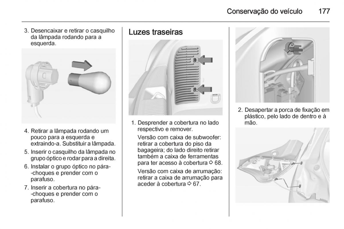 Opel Adam manual del propietario / page 179