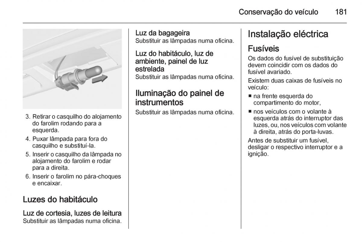 Opel Adam manual del propietario / page 183