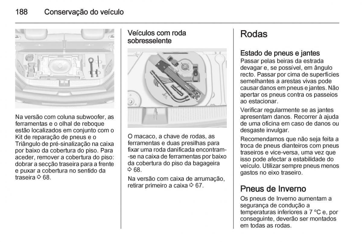 Opel Adam manual del propietario / page 190