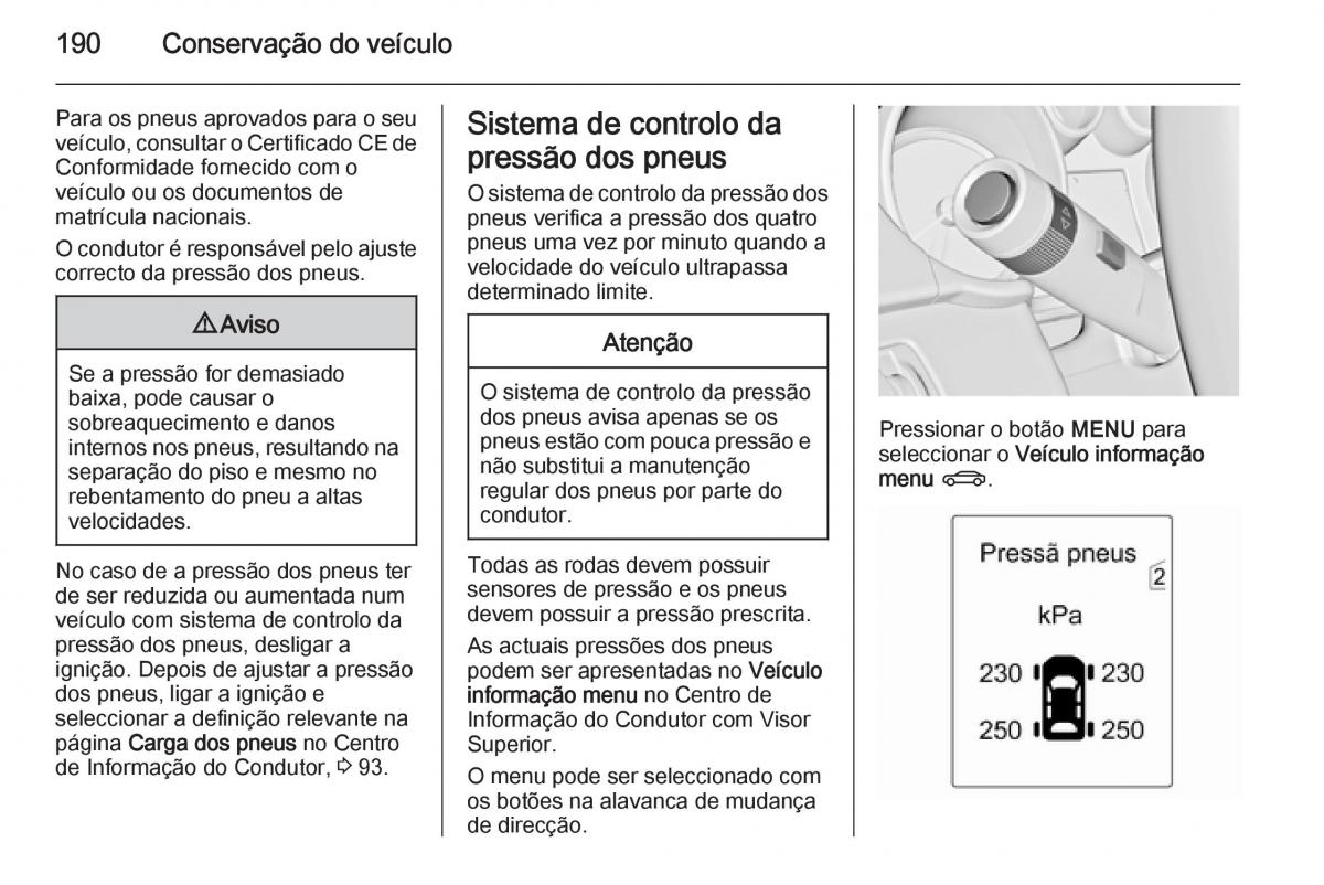 Opel Adam manual del propietario / page 192