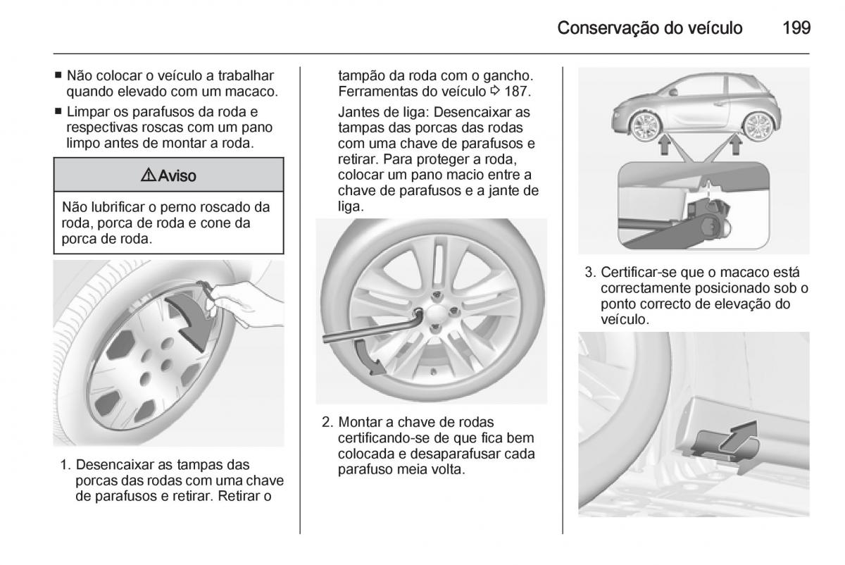 Opel Adam manual del propietario / page 201