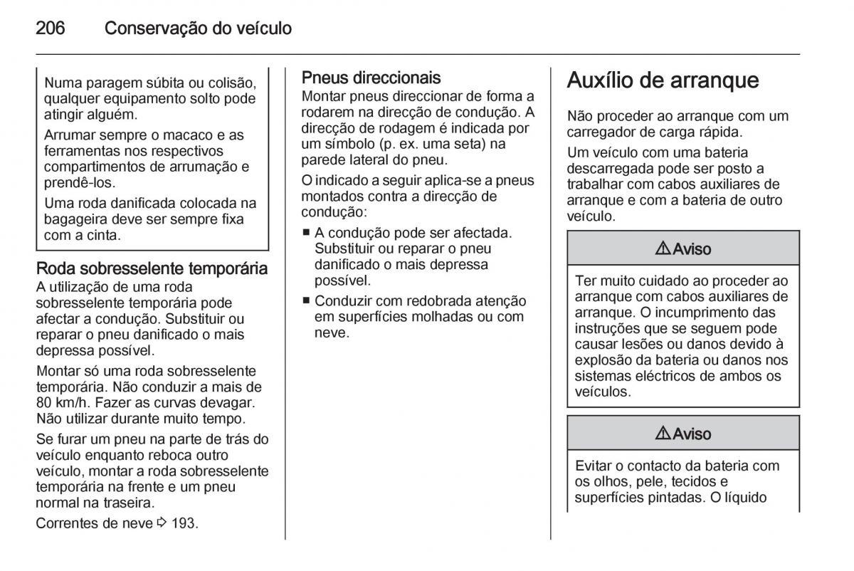 Opel Adam manual del propietario / page 208