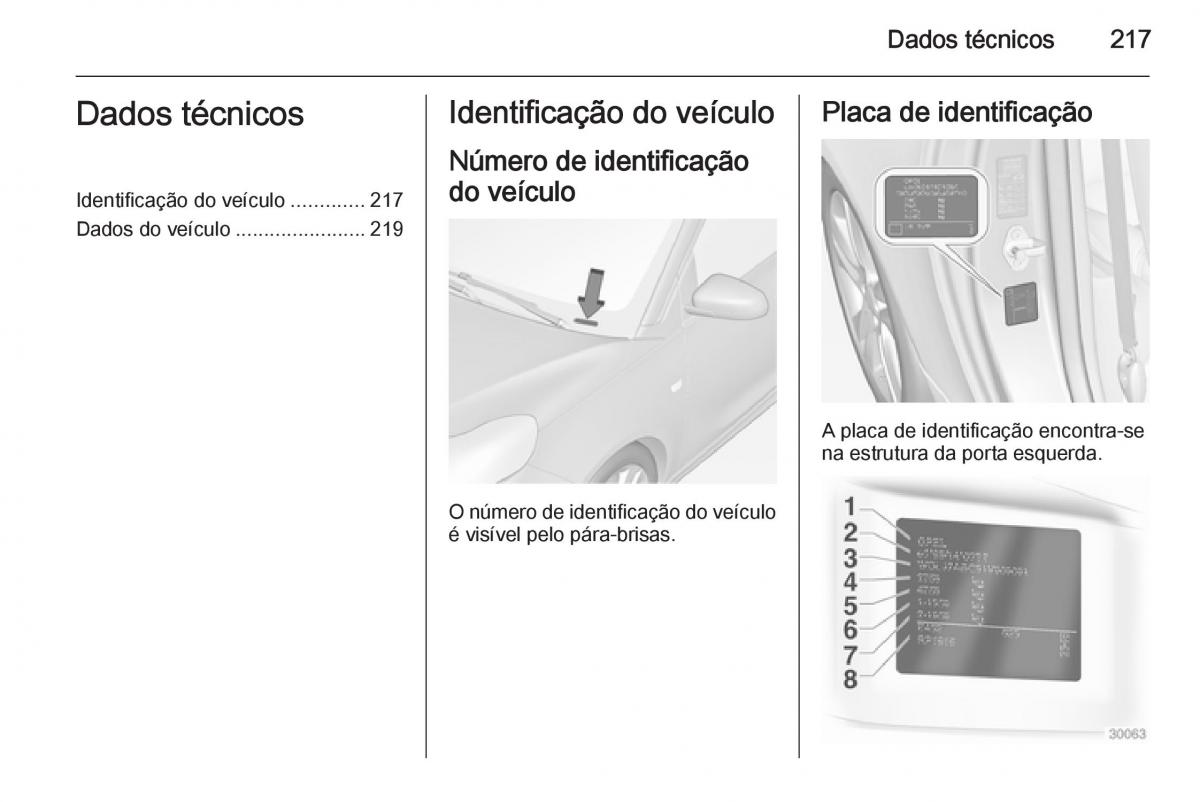 Opel Adam manual del propietario / page 219