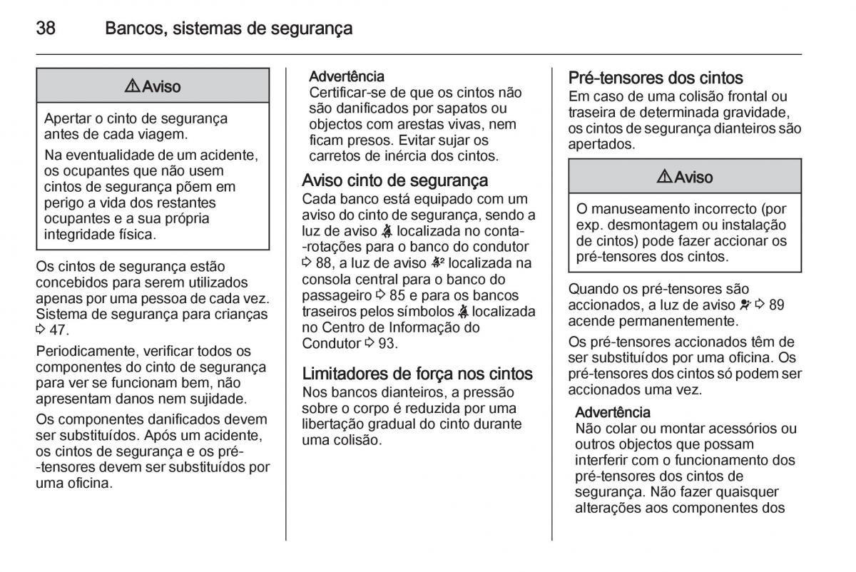 Opel Adam manual del propietario / page 40