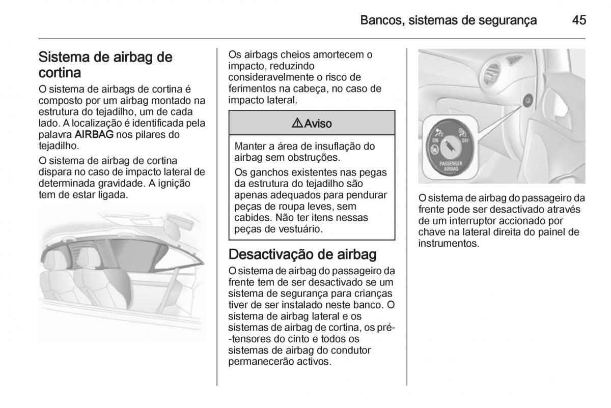 Opel Adam manual del propietario / page 47