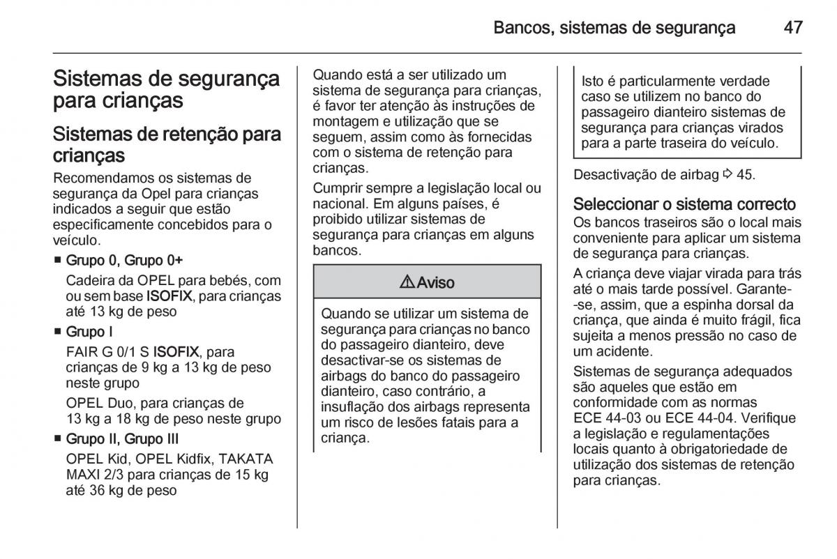 Opel Adam manual del propietario / page 49