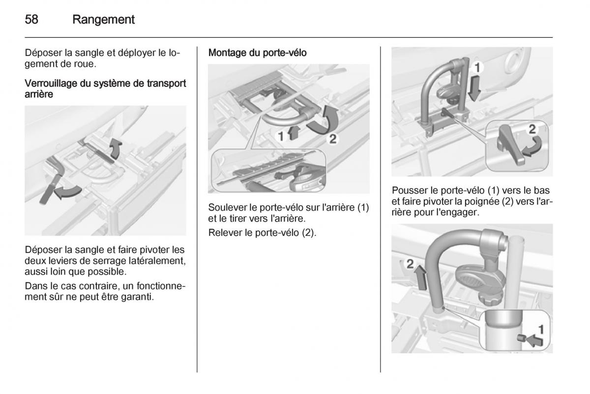 Opel Adam manuel du proprietaire / page 60