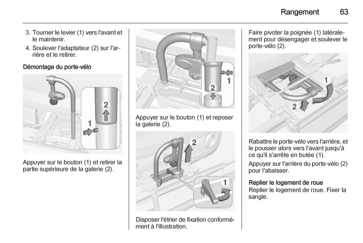 Opel Adam manuel du proprietaire / page 65