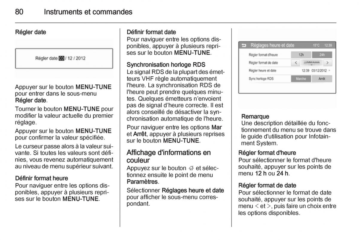 Opel Adam manuel du proprietaire / page 82