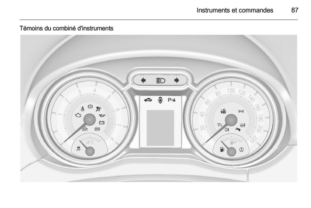 Opel Adam manuel du proprietaire / page 89