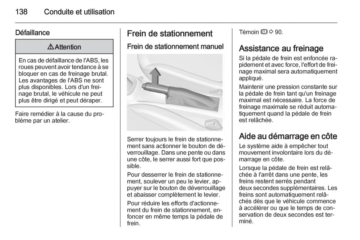 Opel Adam manuel du proprietaire / page 140