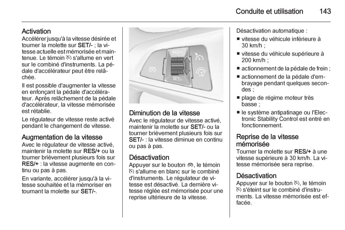 Opel Adam manuel du proprietaire / page 145