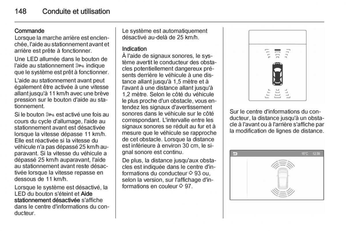 Opel Adam manuel du proprietaire / page 150