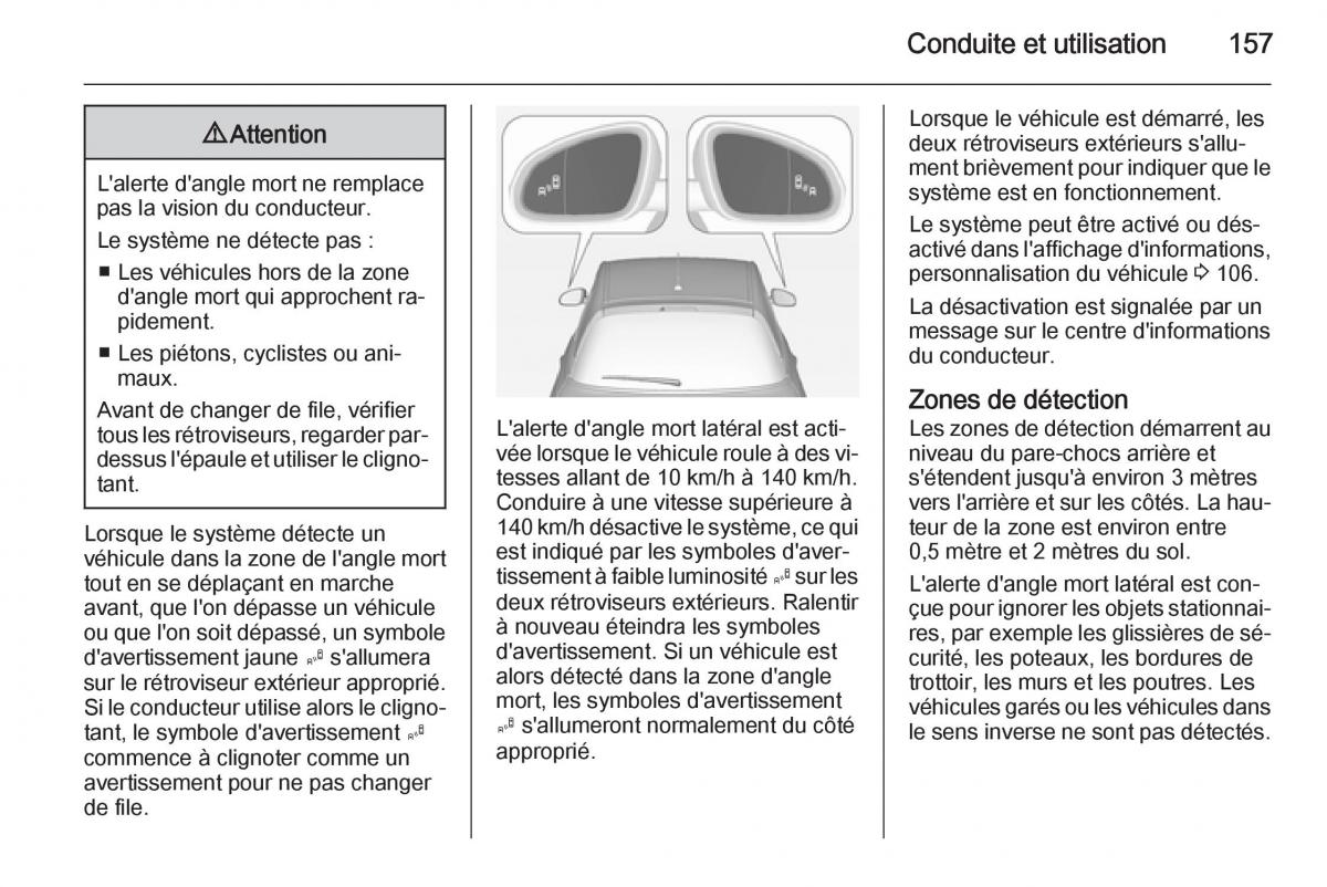 Opel Adam manuel du proprietaire / page 159