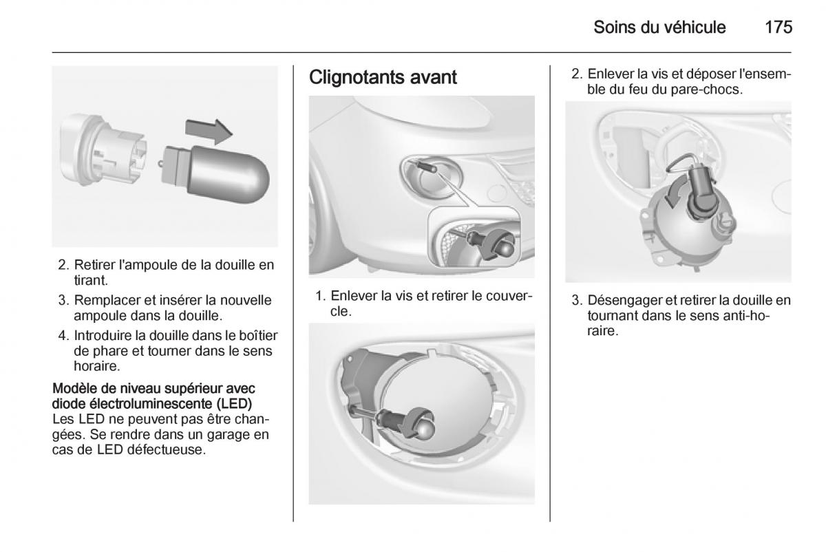 Opel Adam manuel du proprietaire / page 177