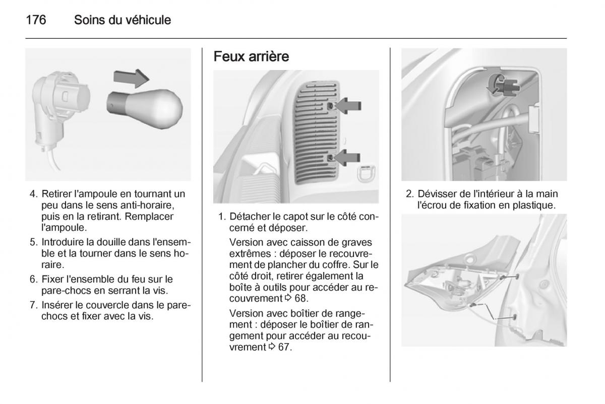 Opel Adam manuel du proprietaire / page 178