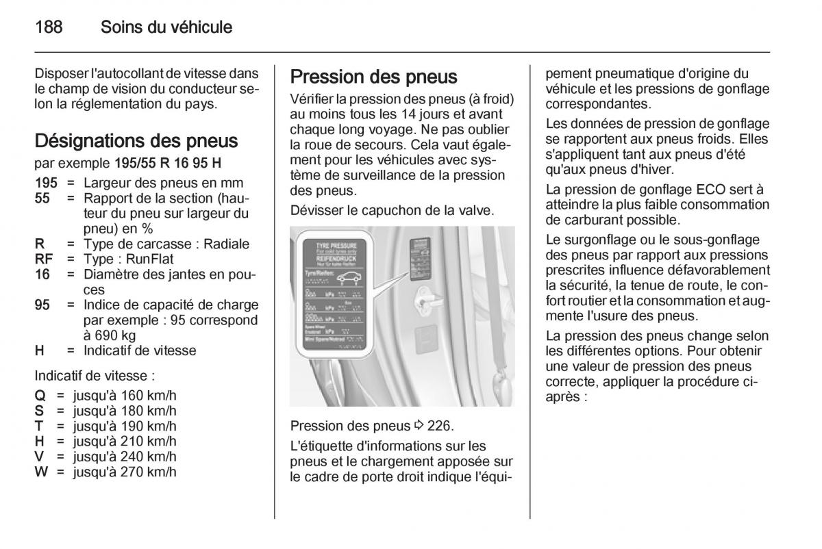 Opel Adam manuel du proprietaire / page 190