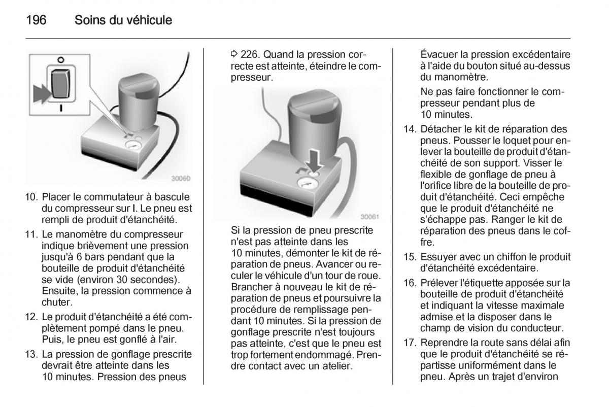 Opel Adam manuel du proprietaire / page 198