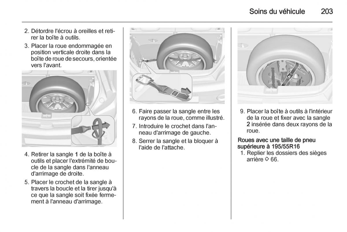 Opel Adam manuel du proprietaire / page 205