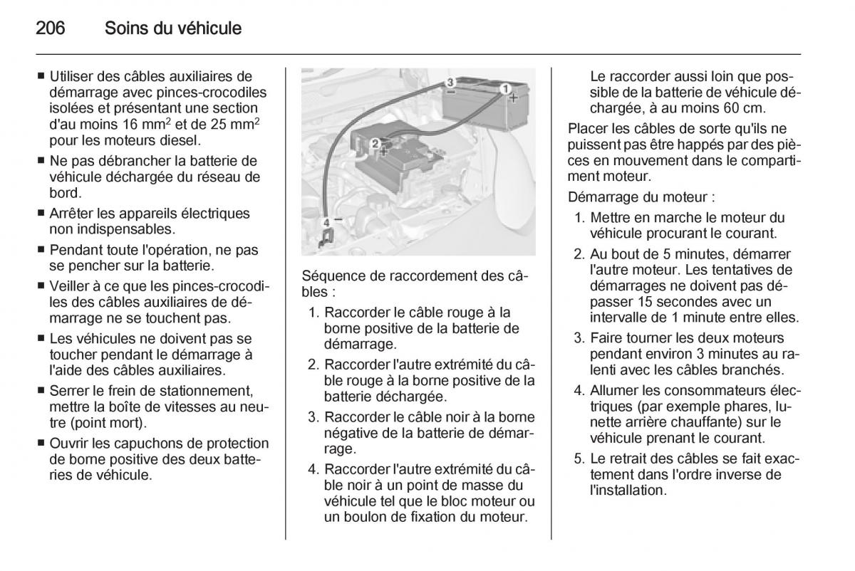 Opel Adam manuel du proprietaire / page 208