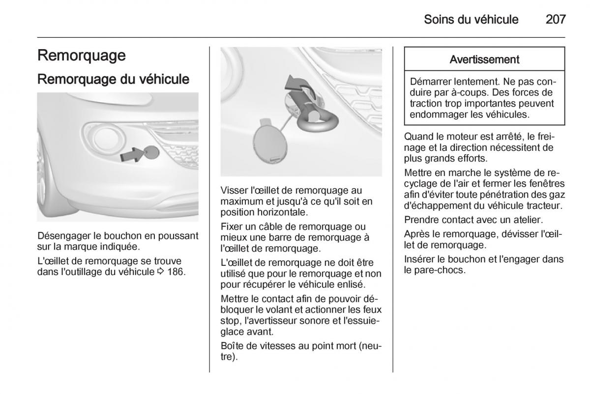 Opel Adam manuel du proprietaire / page 209