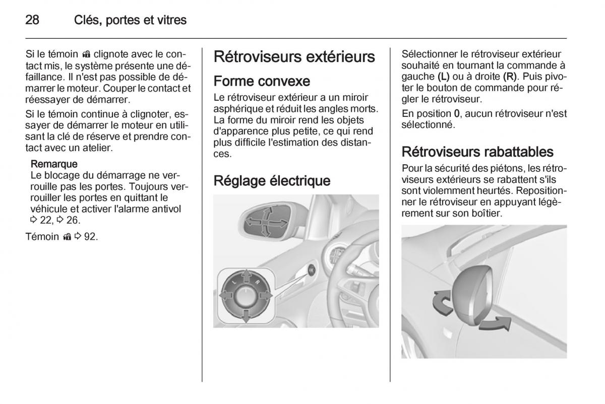 Opel Adam manuel du proprietaire / page 30