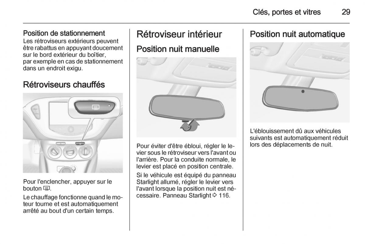 Opel Adam manuel du proprietaire / page 31