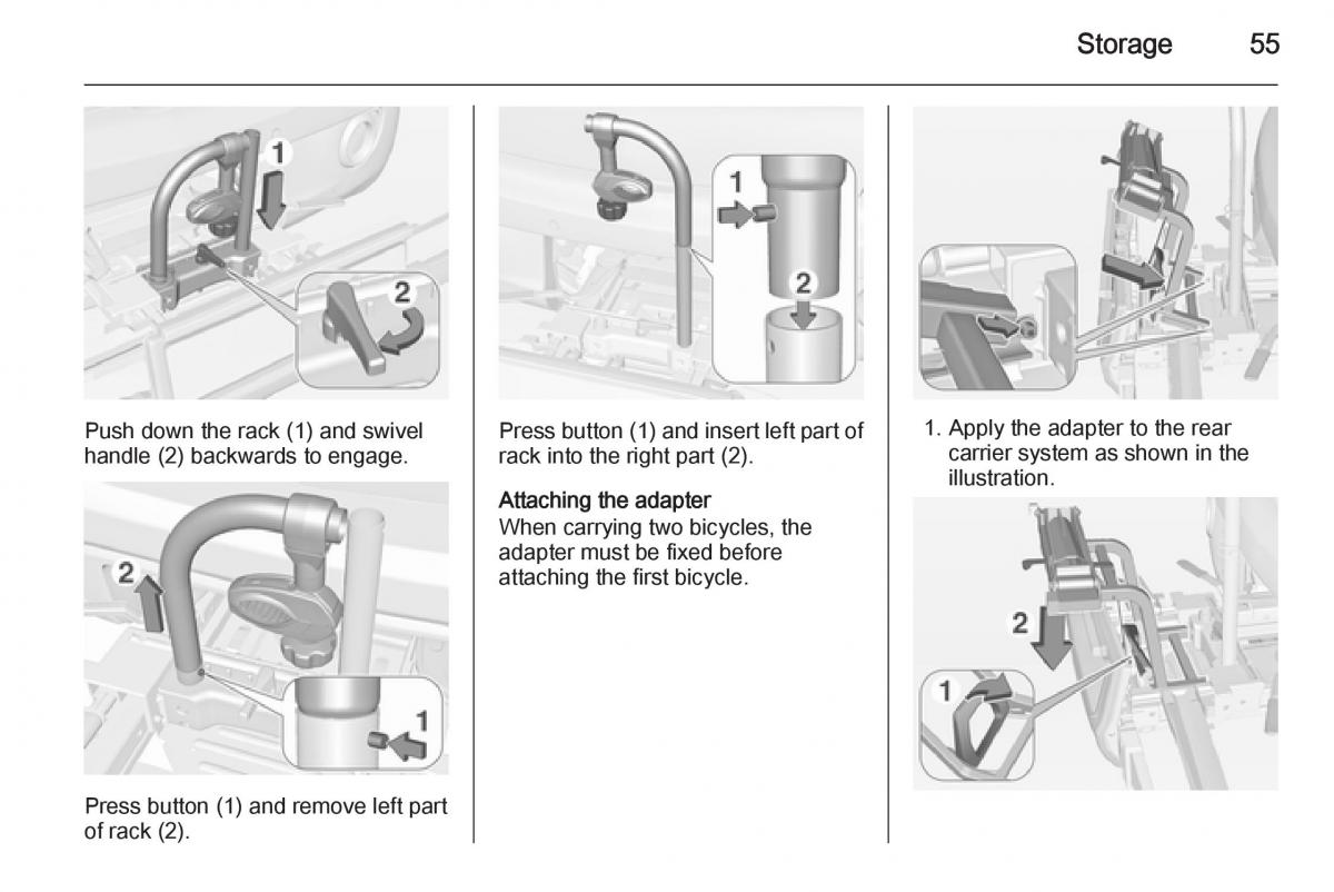 Opel Adam owners manual / page 57